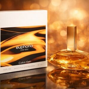 Calvin Klein Euphoria Solar Elixir - Gold and Amber Bottle
